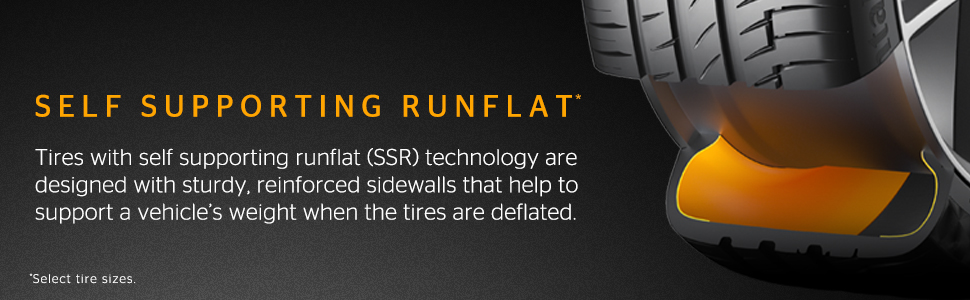Continental ContiSportContact 5P tires self supporting runflat