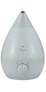 ブラック置き型加湿器 タッチ式操作 Amazon | APIX INTL SHIZUKUシリーズ 超音波式アロマ加湿器