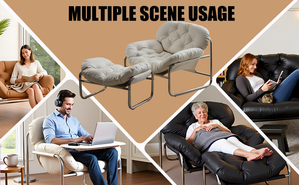 recliner chair accent chair recliner reading chair small couch chaise lounge chair indoor chairs 