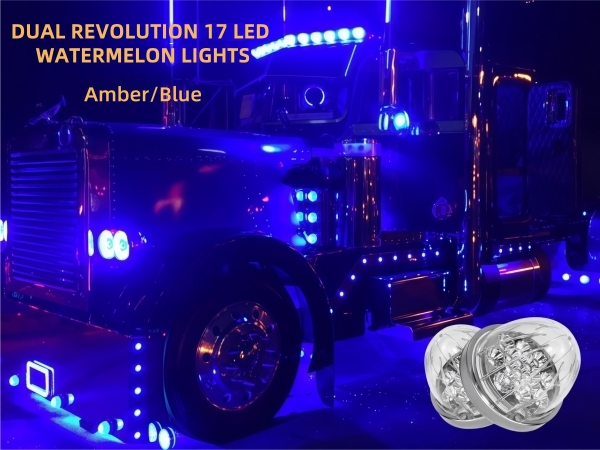 Amazon.com: 2PCS Dual Revolution Amber Turn Signal and
