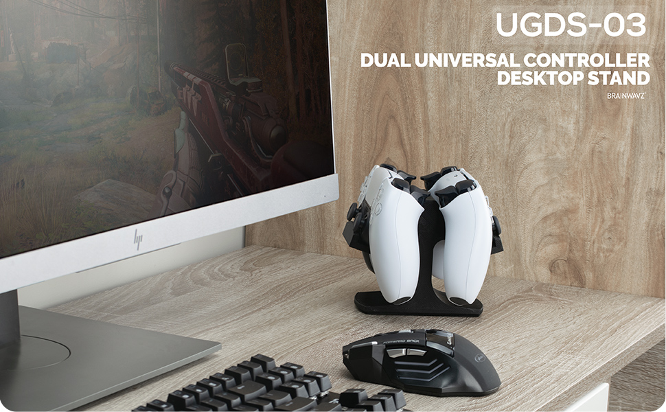UGDS-03 - Dual game controller mount for desktops