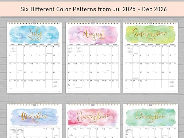 Amazon.com: 2025-2026 Wall Calendar - Hanging Wall Calendar 2025-2026 from July 2025 - December 2026, 11.4 amazon-com-2025-2026-wall-calendar-hanging-wall-calendar-2025-2026-from-july-2025-december-2026-11-4-x-14-6-twin-wire-binding-large-blocks-with-julian-dates-perfect-for-planning-office-products