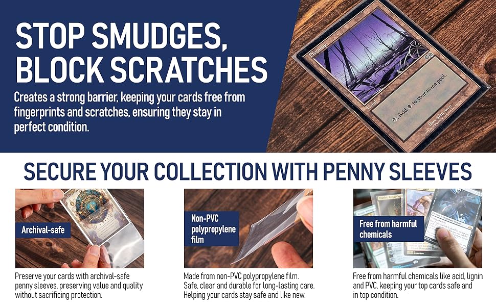 Trading Card Penny Sleeves Module 5