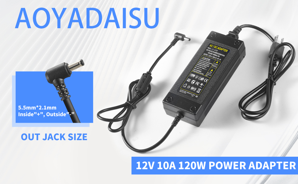 12V Power Supply dc Adapter 10A 9A 8A 7A 6A 5A 4A 3A 2A 1A 