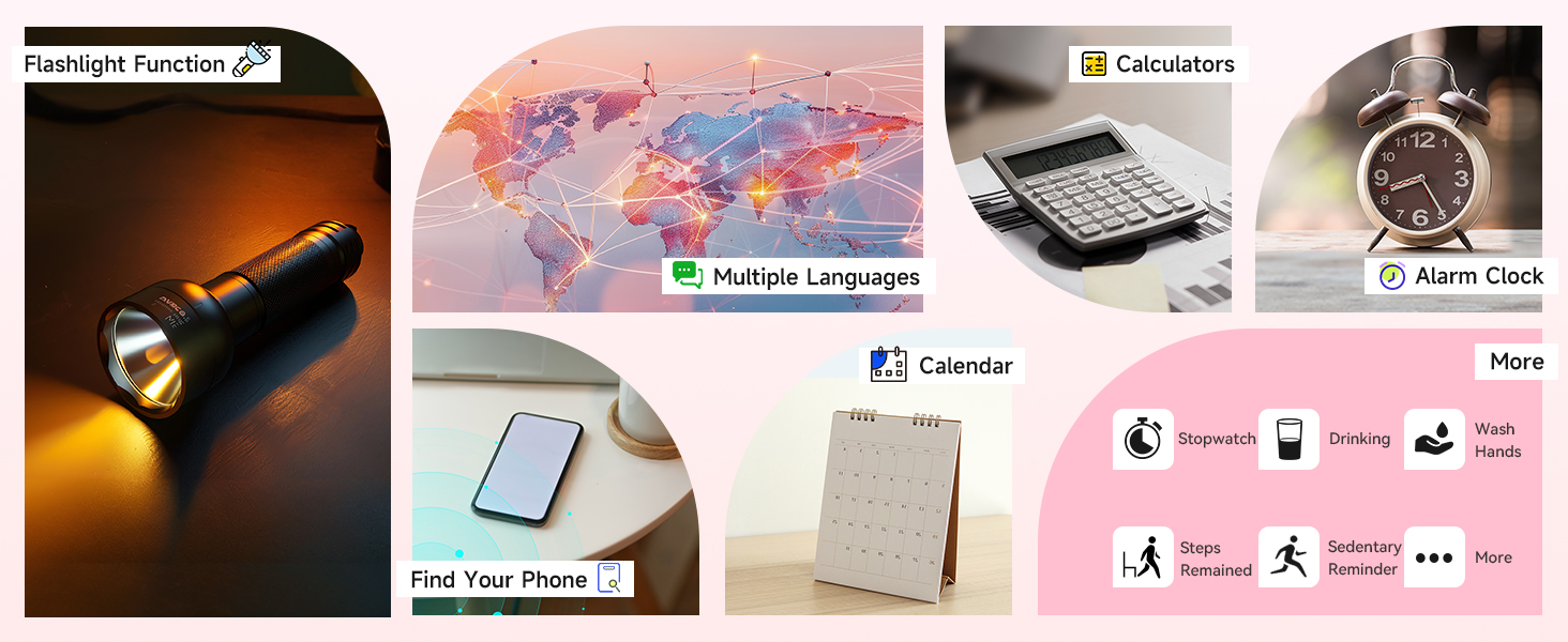 Smart Watch for Women Android &amp; iPhone, Alexa Built-in, activity fitness tracker