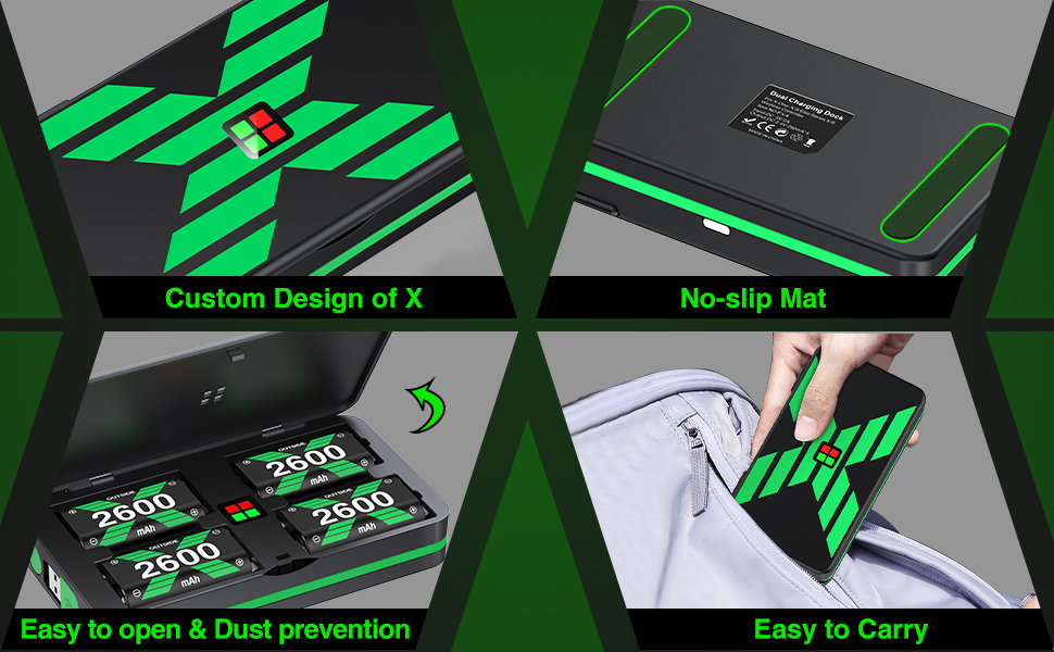 Controller Battery Pack for Xbox Series X/S, Rechargeable Battery for Xbox One/One S
