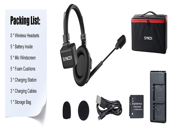 Amazon.com: SYNCO Xtalk X5 5-Person Wireless Intercom