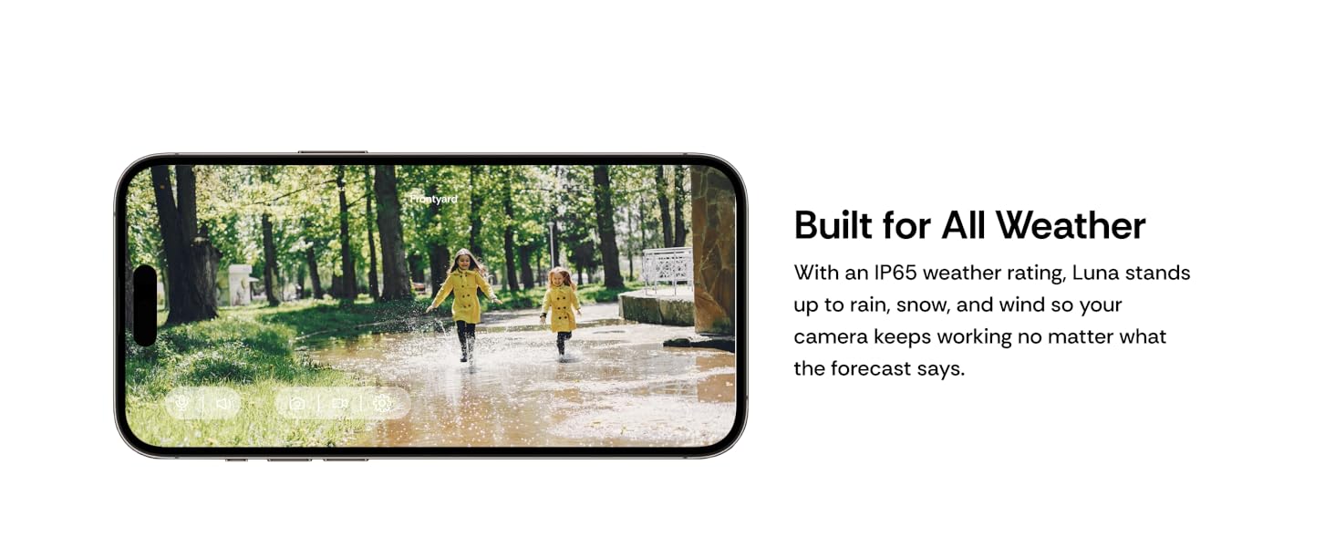 Weatherproof Security Camera, Indoor/Outdoor Home, Plug-in WiFi, Color Night Vision, w/Spotlight
