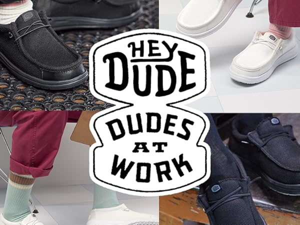 Heydude certified work shoes