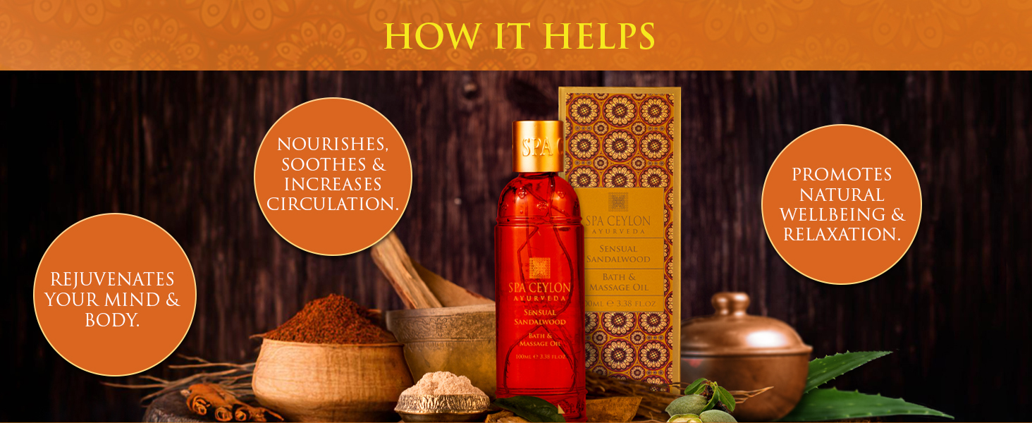 Sensual Sandalwood Bath and massage oil