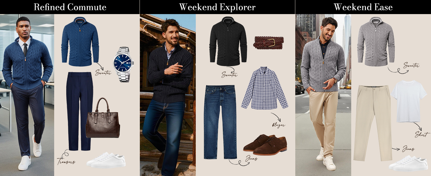 mens cardigan sweater