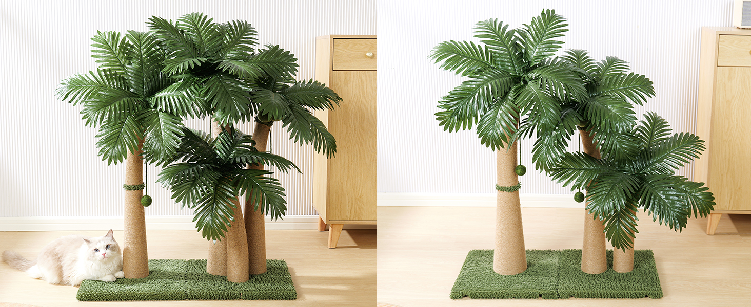cat scratching post tree scratcher posts scratchers cats large kitten scratch adult tall cute palm