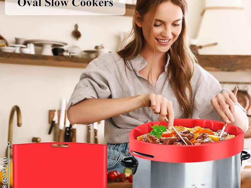 Silicone Slow Cooker Liners with Crock Pot