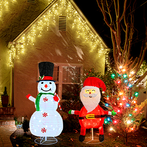 Lighted Collapsible Christmas Decoration