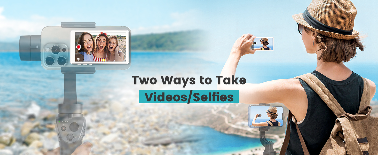 Two Ways to Take Videos/Selfies