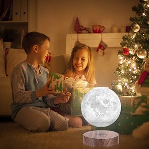 Magnetic floating moon, levitating globe moon, Magnetic moon lamp for bed, moon lamp, levitating