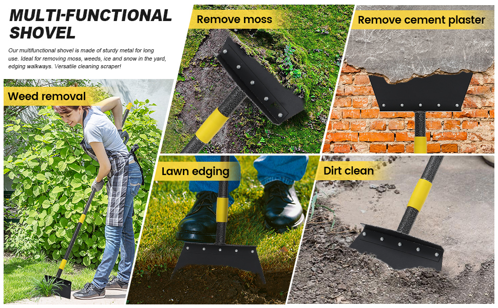 garden shovel multifunctional flat shovel snow ice shovel floor scraper