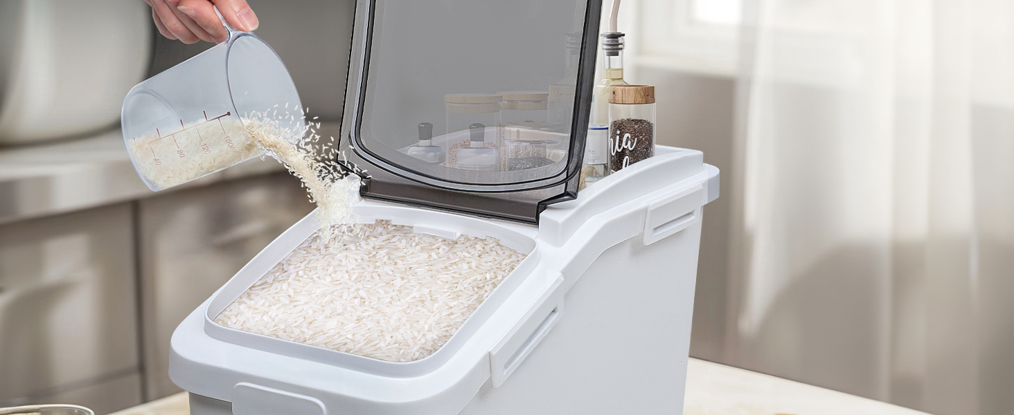 YITAHOME Large Flour Storage Container Ingredient Bins, 11.