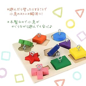 鳥さんのおもちゃ いろいろ 安全で安心《とりさんのプレイランド》Mサイズ✩.*˚鳥ブランコ