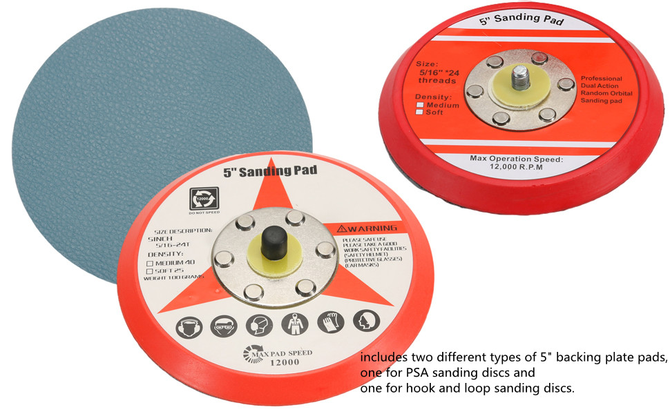 Asabocai Air Random Orbital Sander, 5inch DA Sander with