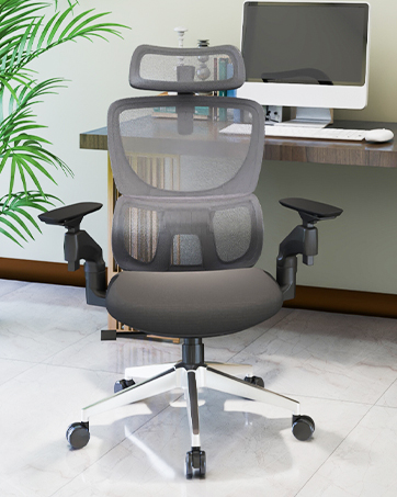 LarkLeaves Ergonomic Chair with 4D Armrests