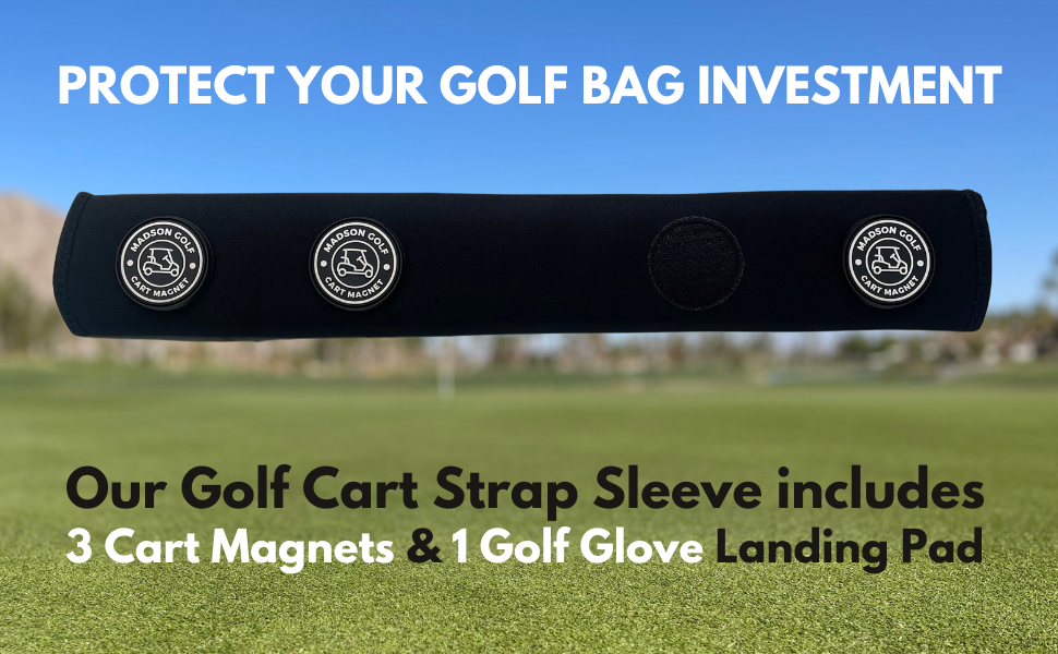 Golf Cart Sleeve Utility Strap Securely Attach Your Lightweight Golf
