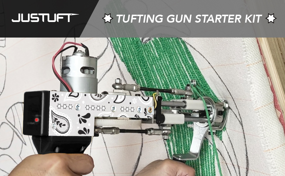 rug gun tufting making kit carpet starter