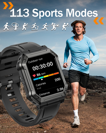 fitness sports smart watch for men
