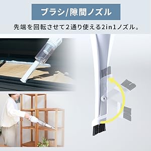 Amazon | Qurra(ダスティック) 掃除機 コードレス サイクロン