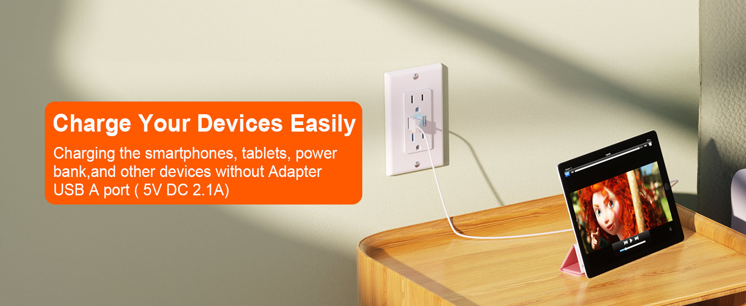 wall outlet with usb ports