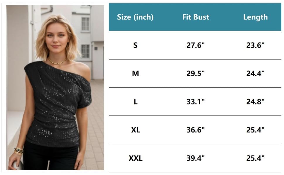 Black Sequin Shirts for Women