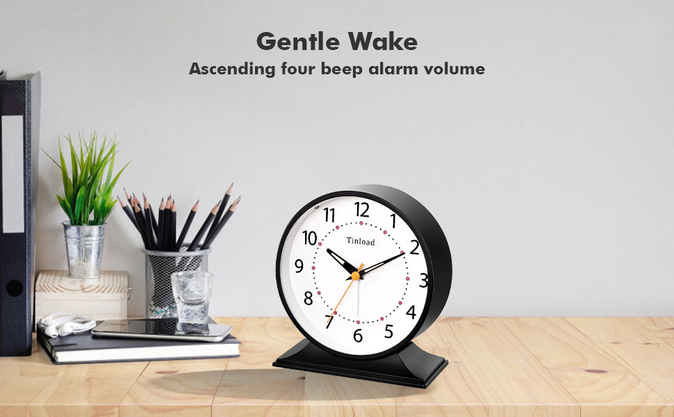 4.5" Antique Retro Analog Alarm Clock, S... 17 q