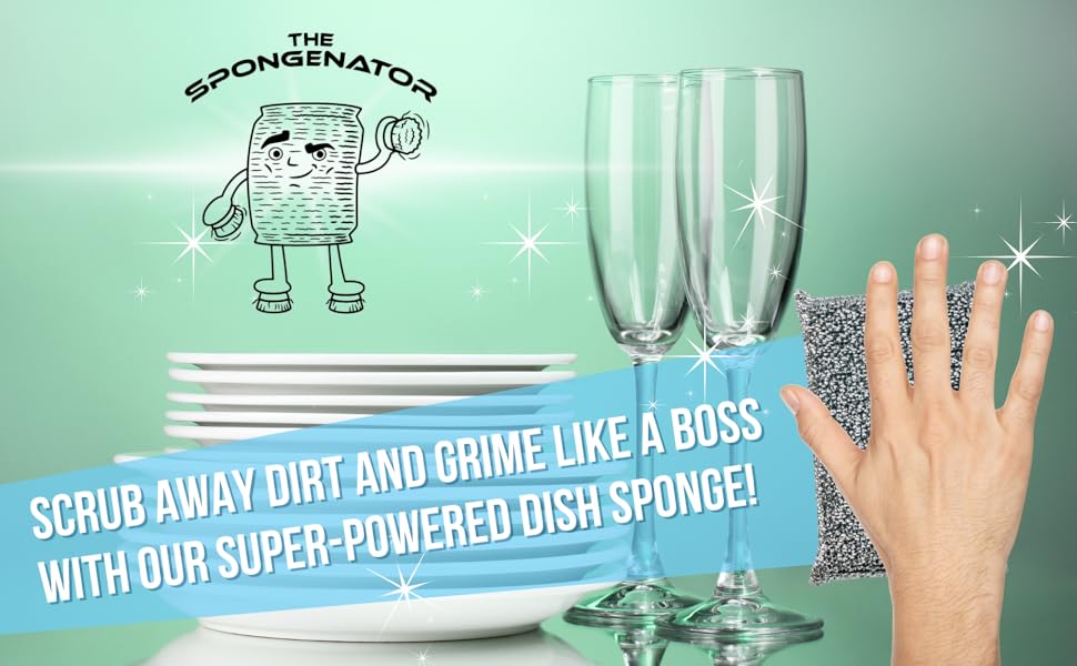 kitchen scrubbing sponge