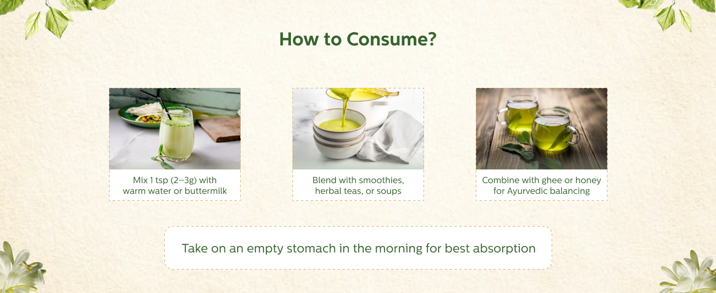 Gentle Detox-Ayurveda Organic Moringa Powder