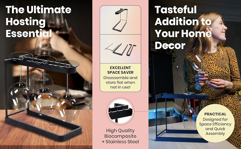 HAPPY SINKS Dishwasher Wine Glass Rack By Pascal Charmolu