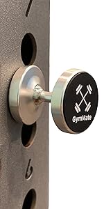 Dual Magnetic Gym Phone Holder. Attaches Magnetically to Metal Surface. For all Phone Types.