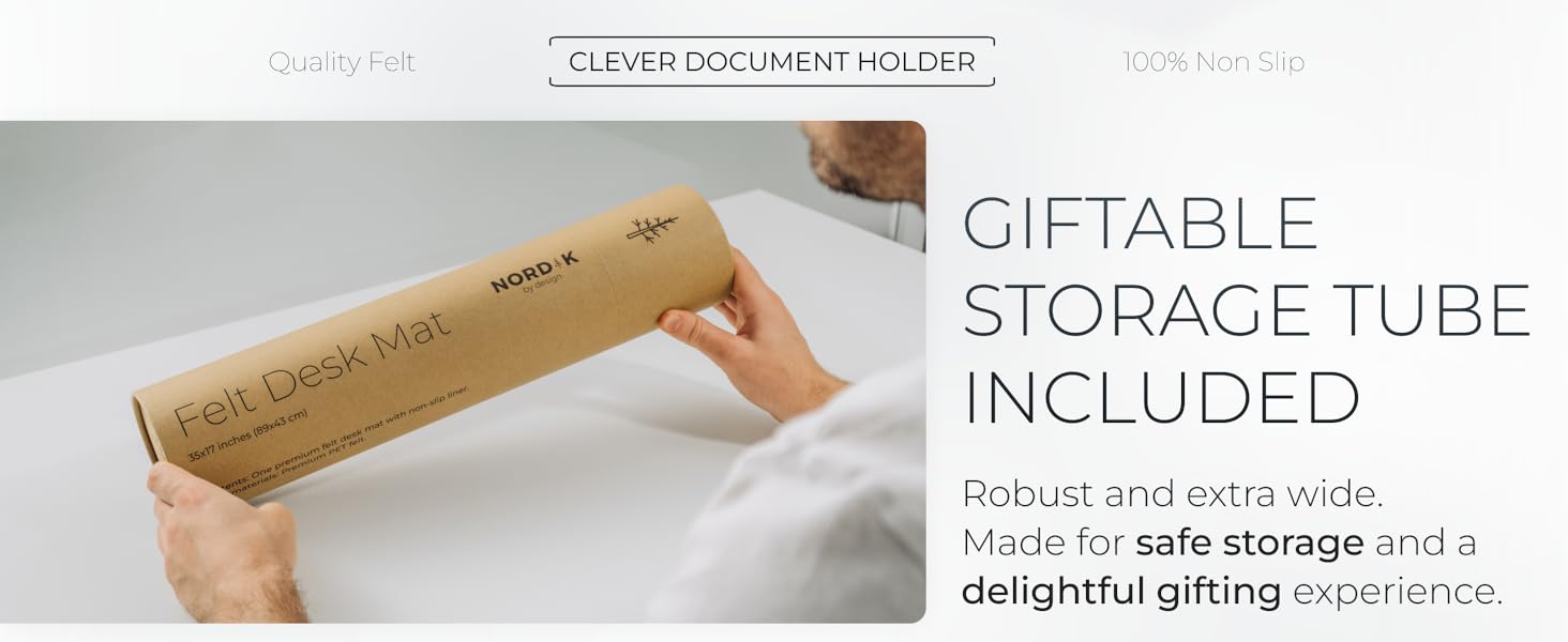 Robust giftable storage tube keeps items safe and ready for gifting