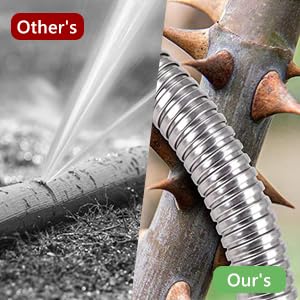 stainless steel metal garden hose