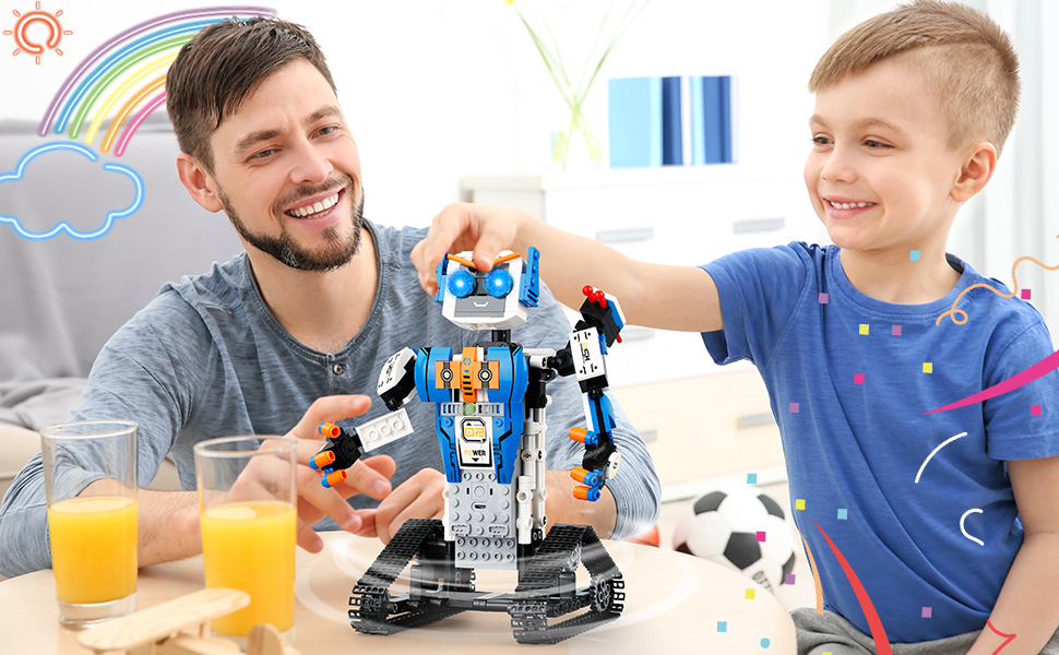 Serrelim STEM Robot Building Kit, App & Remote Control