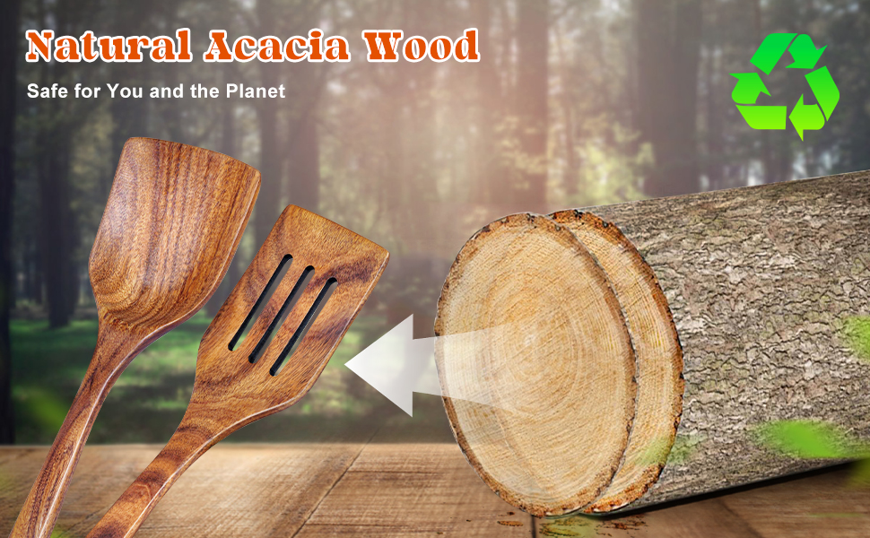 acacia wood spatula