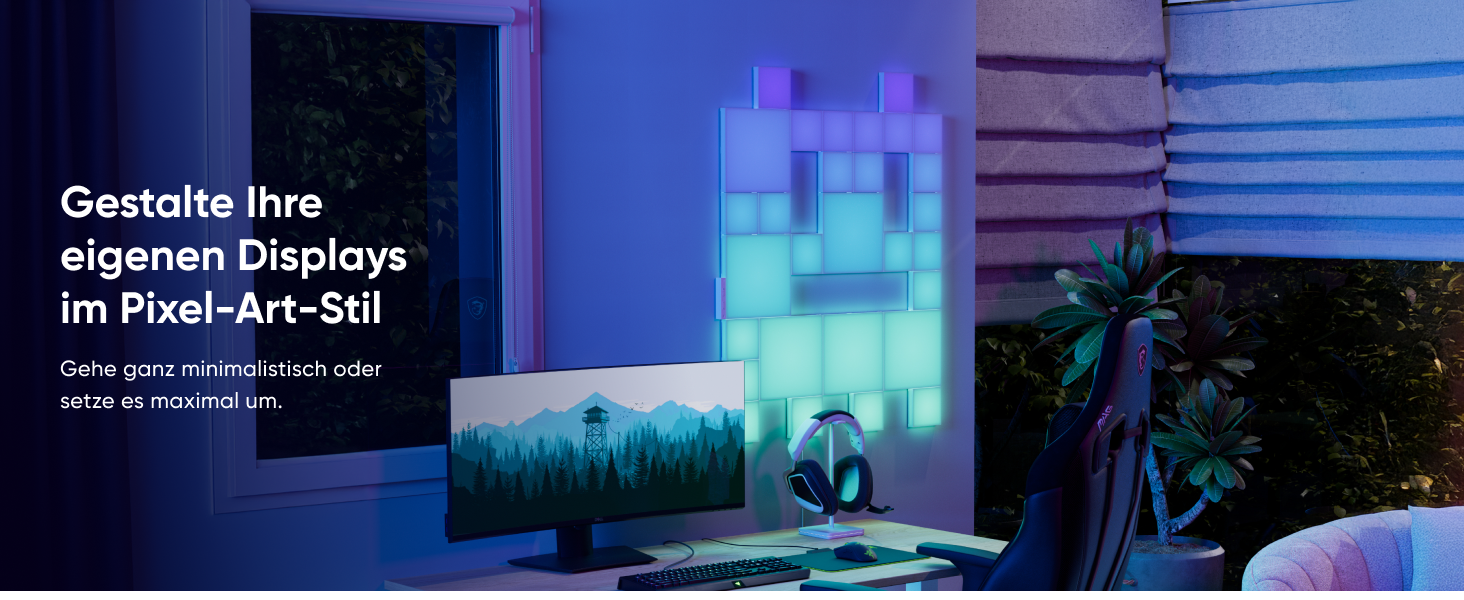 Gestalte Ihre eigenen Displays im Pixel-Art-Stil