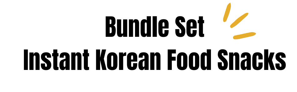 Original Rice Cake Tteokbokki Spicy and Sweet Sauce Bundle Set Instant Korean Food Snacks