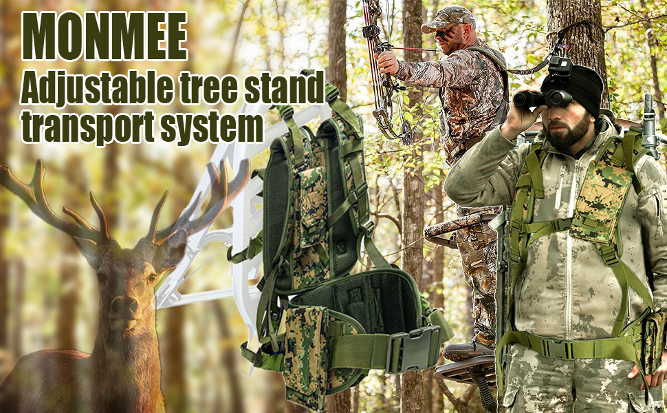MONMEE Universal Tree Stand Transport System, 3 Pocket