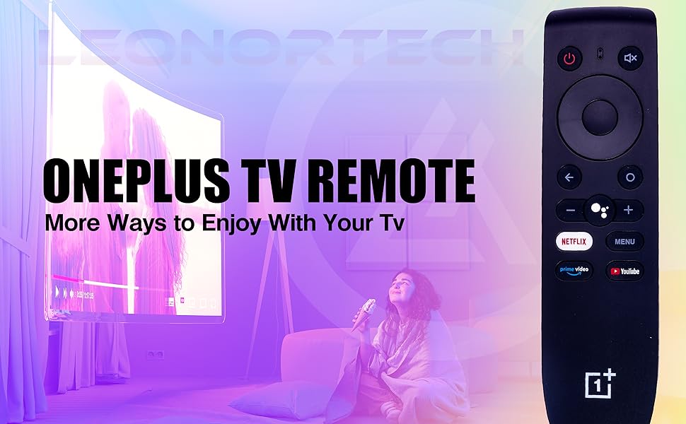LeonorTech® Infrared Non Voice oneplus Remote 1+ Android TV Remote Replacement of Original