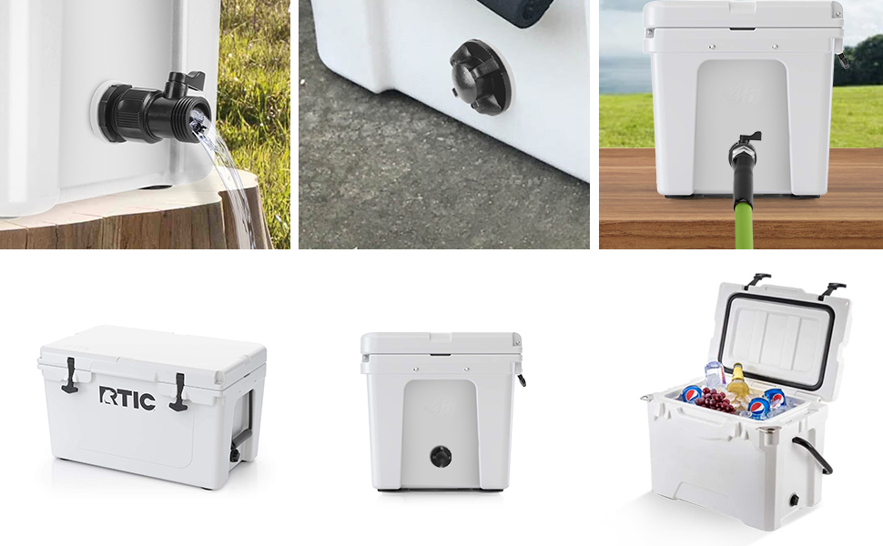 cooler drain plug hose connection