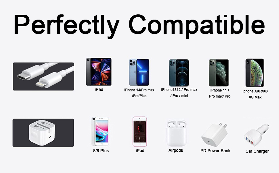 Case Logic iPhone Charger[Apple MFi Certified]iPhone USB C Fast Charger