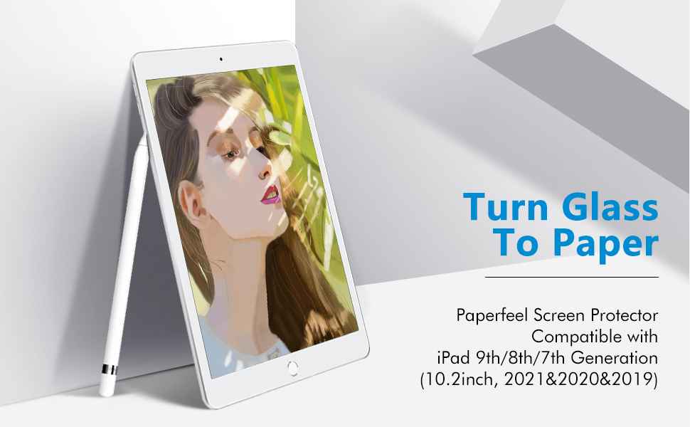 MOBDIK [2 Pack] Paperfeel Screen Protector Compatible with