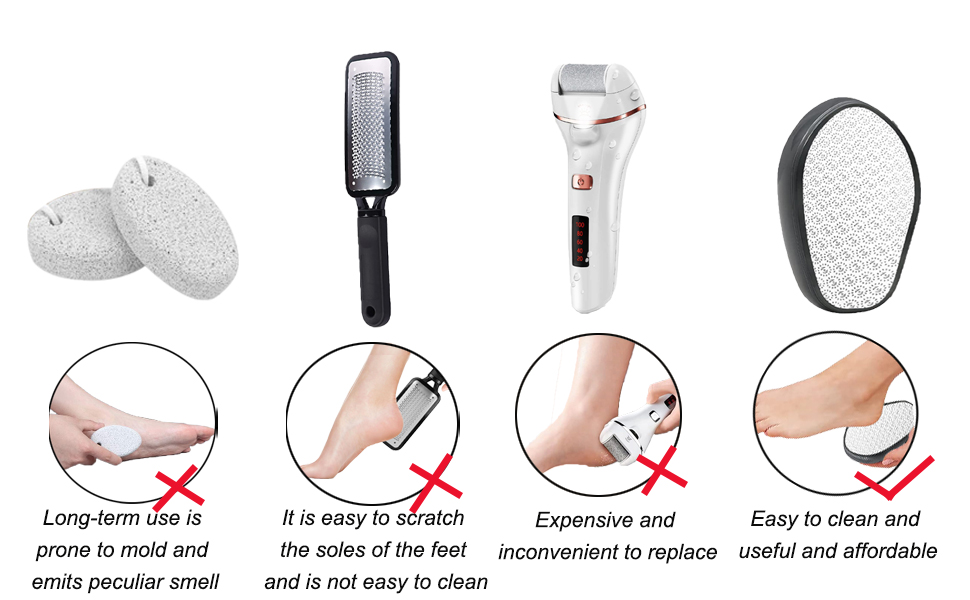 Hoelg Manual Nano Glass Foot File Foot File Foot File