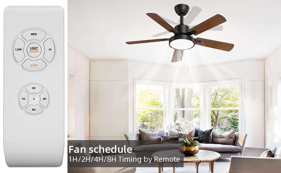 Universal Ceiling Fan Remote Control Kit, 3in1 Ceiling Fan Remote with Light