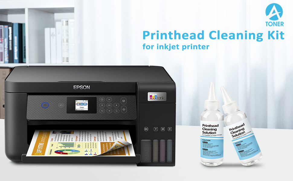 ATONER Printhead Cleaning Kit for HP Canon Brother Inkjet Printers